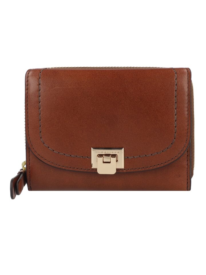 

Кошелек The Bridge Federica RFID Schutz Leder 13 cm, цвет marrone