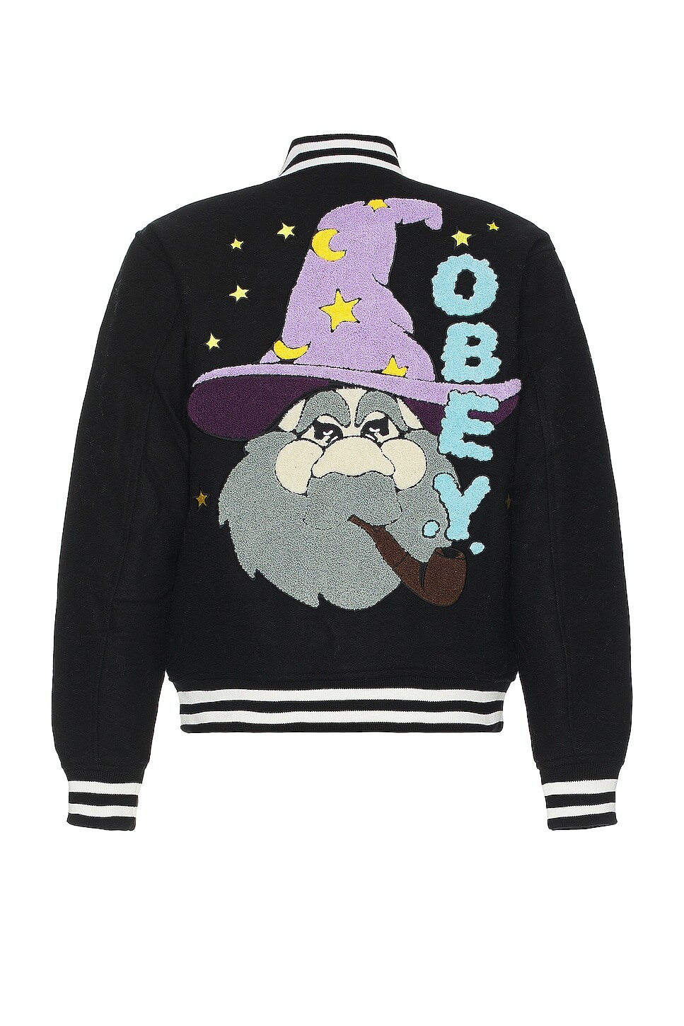 

Куртка Obey Wizard Varsity, черный