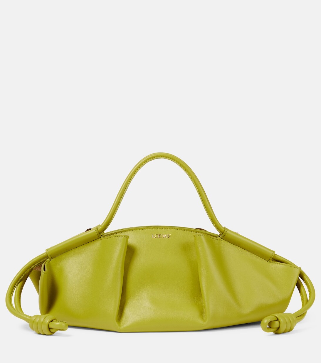 

Маленькая сумка-тоут Paseo из кожи Loewe, желтый