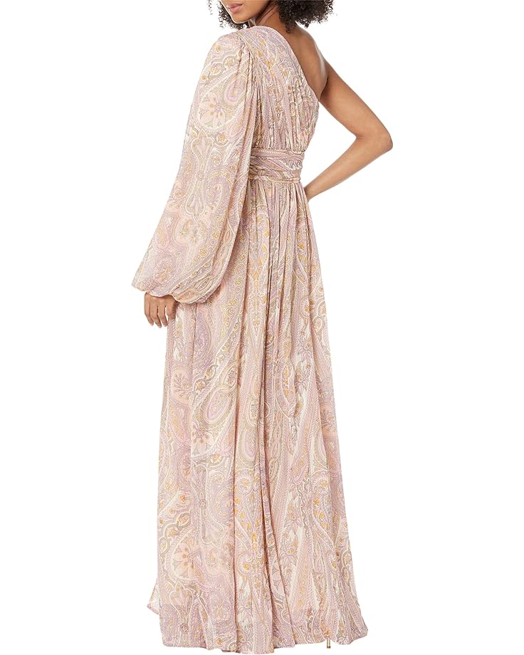 цена Платье line and dot Gianni Maxi Dress, цвет Pink Multi
