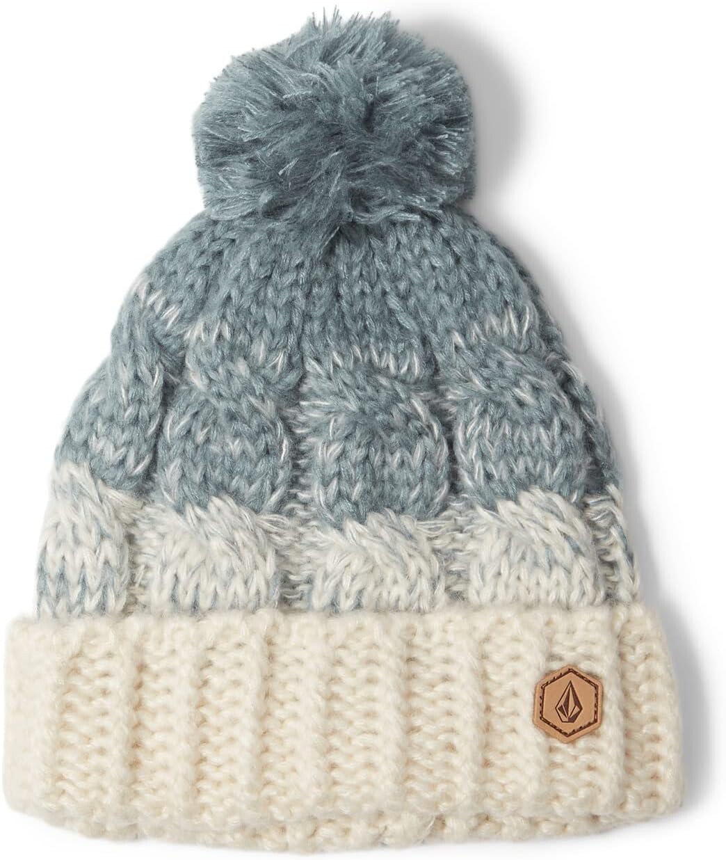 

Шапка ручной вязки с градиентом Volcom Snow, цвет Ice Green
