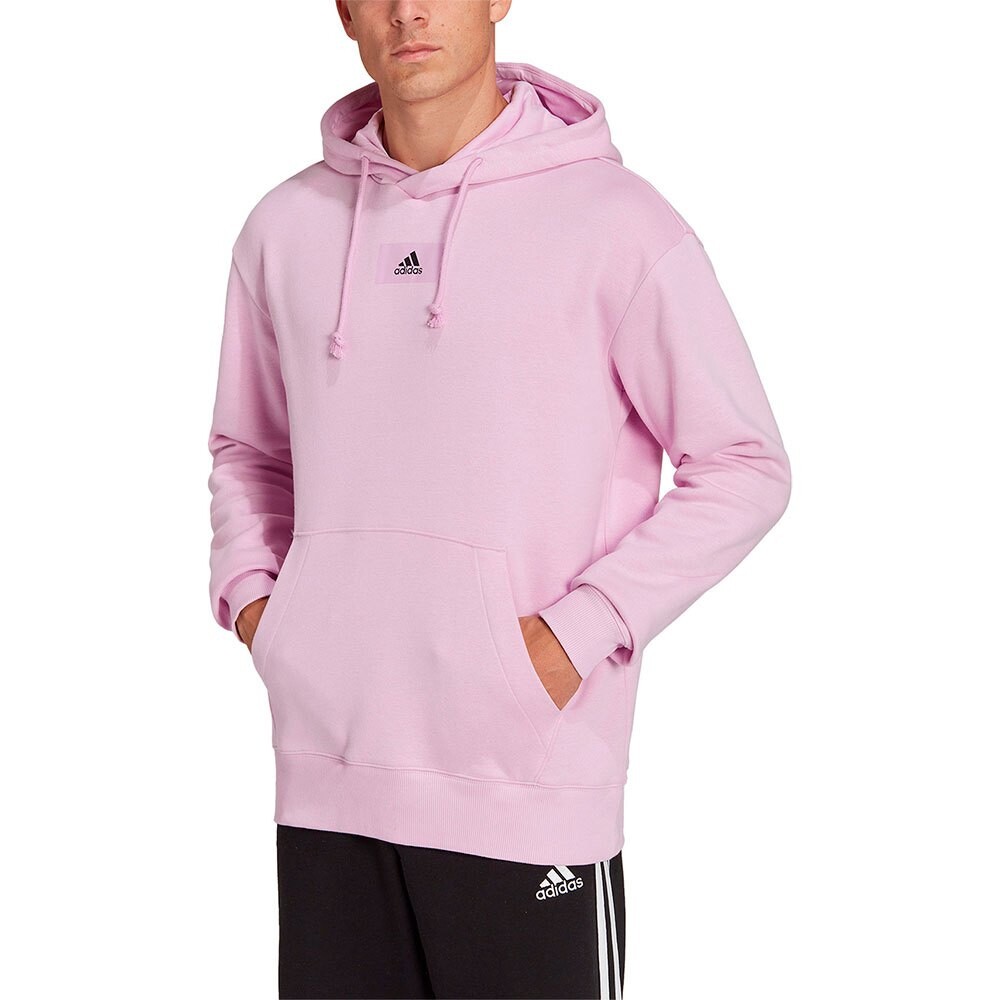 

Худи adidas Sportswear Essentials Feelvivid Cotton Dropulder, розовый
