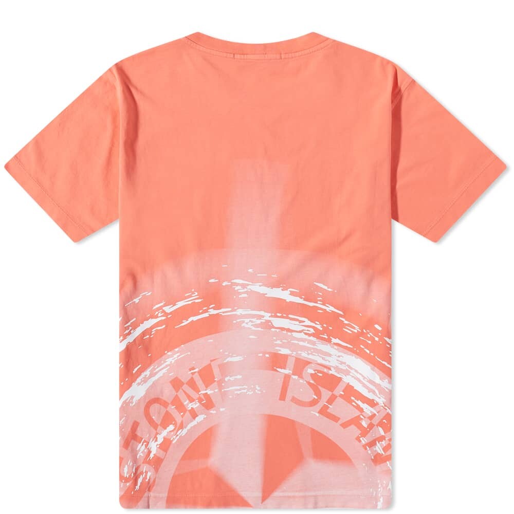 

Футболка с логотипом Stone Island Junior Center, коралловый