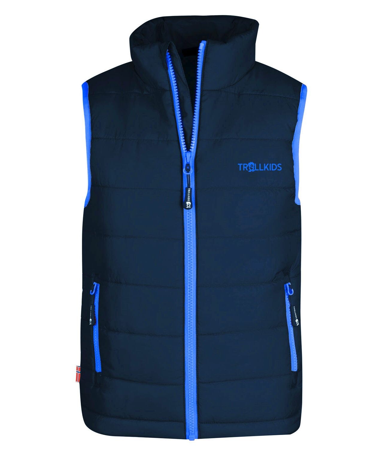 

Утепленный жилет Trollkids ultraleichte Polyfaser Trondheim, цвет Marineblau/Mittelblau