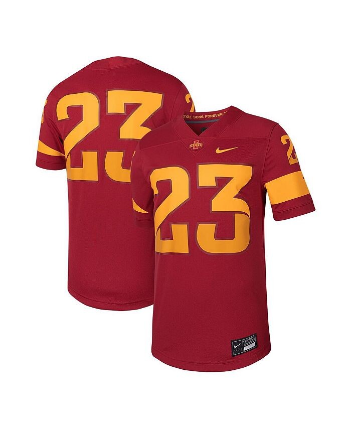 

Мужская футболка #00 Cardinal Iowa State Cyclones Untouchable Football, реплика Nike, красный