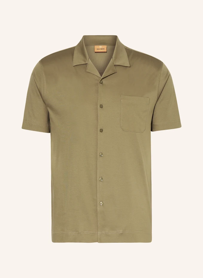 Курортная рубашка mmgmarco slim fit из трикотажа Mos Mosh Gallery, зеленый