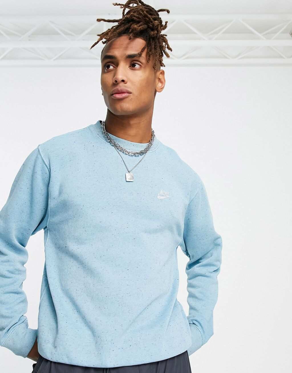 

Синий свитшот Nike Club Fleece+