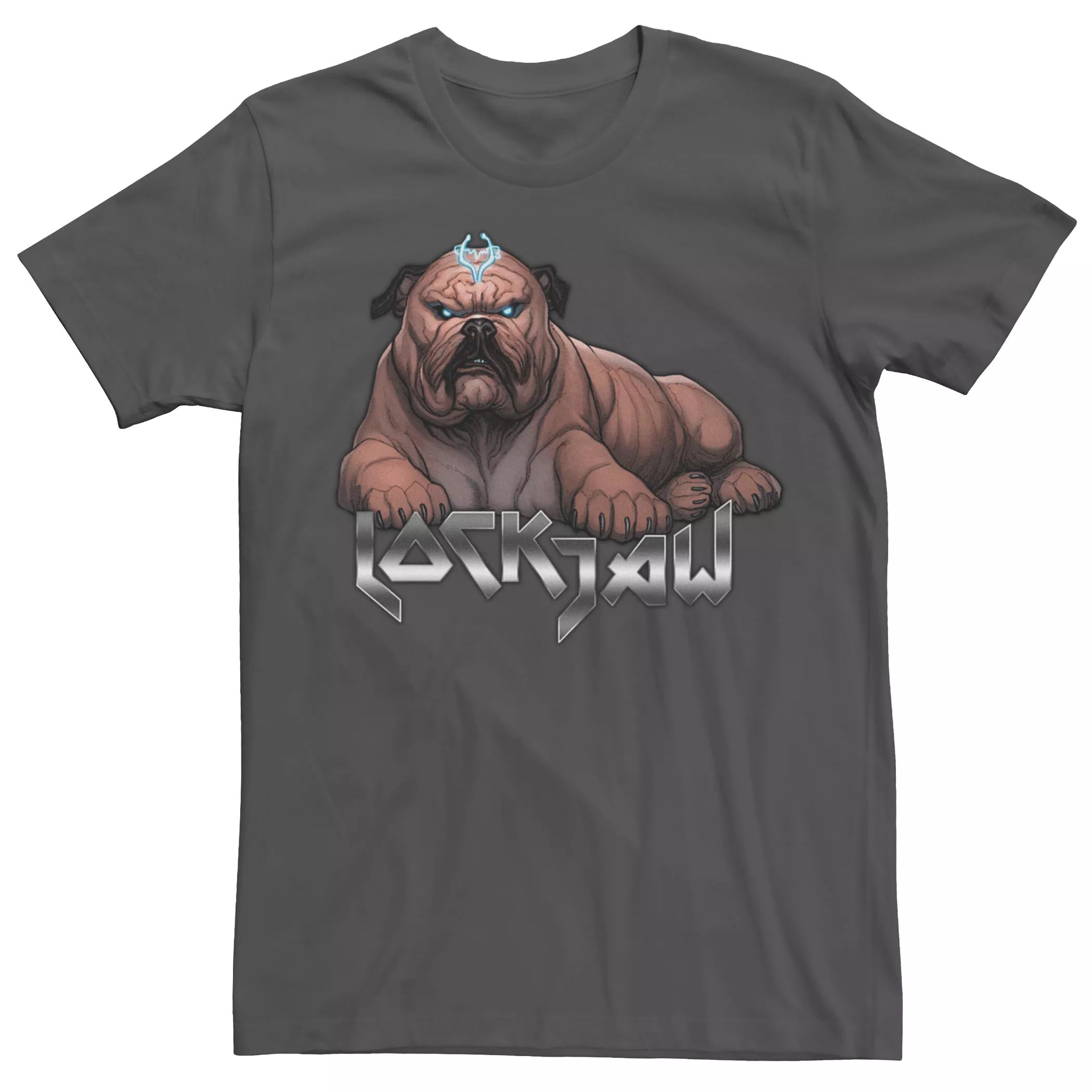 Мужская футболка с рисунком Marvel Now LockJaw Laydown Licensed Character