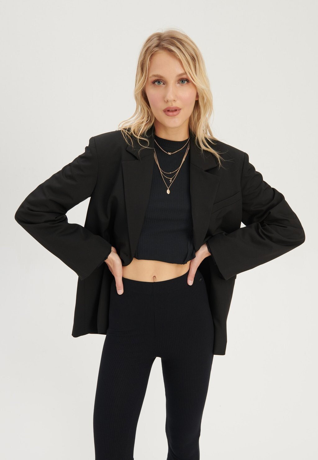 Куртка Even&Odd OVERSIZE KURZMANTEL, черный