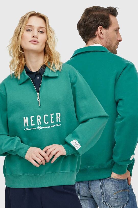 

Хлопковая толстовка Mercer Amsterdam, зеленый