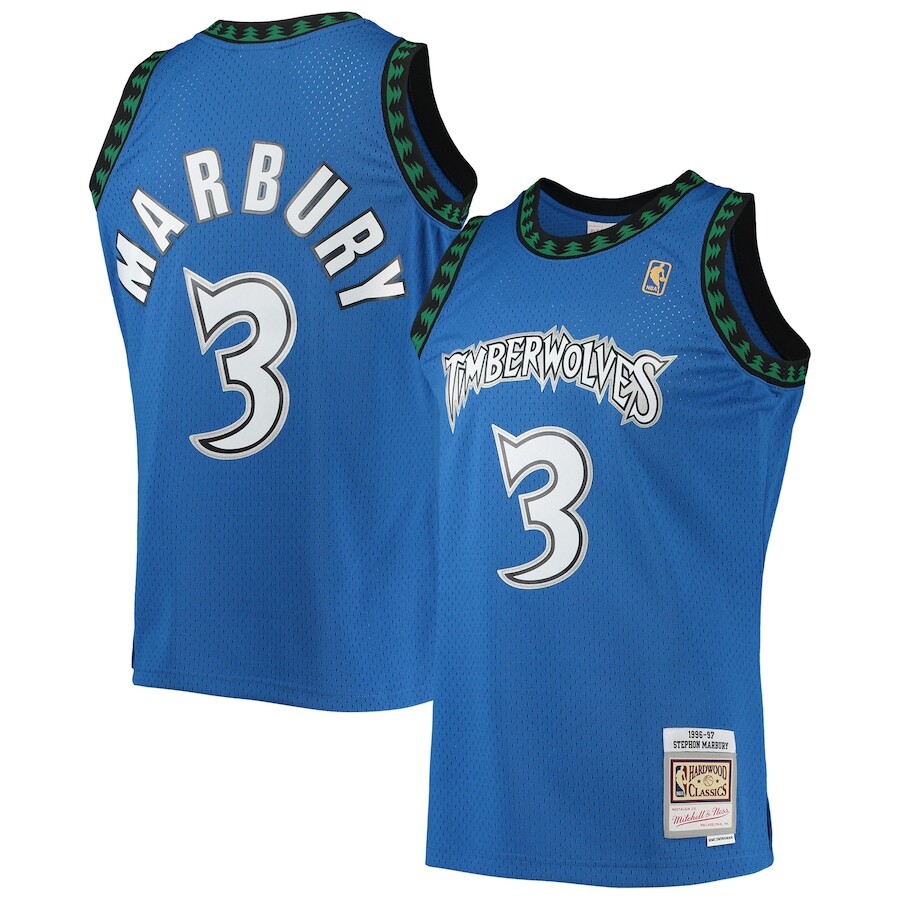 

Джерси Mitchell & Ness Minnesota Timberwolves, синий