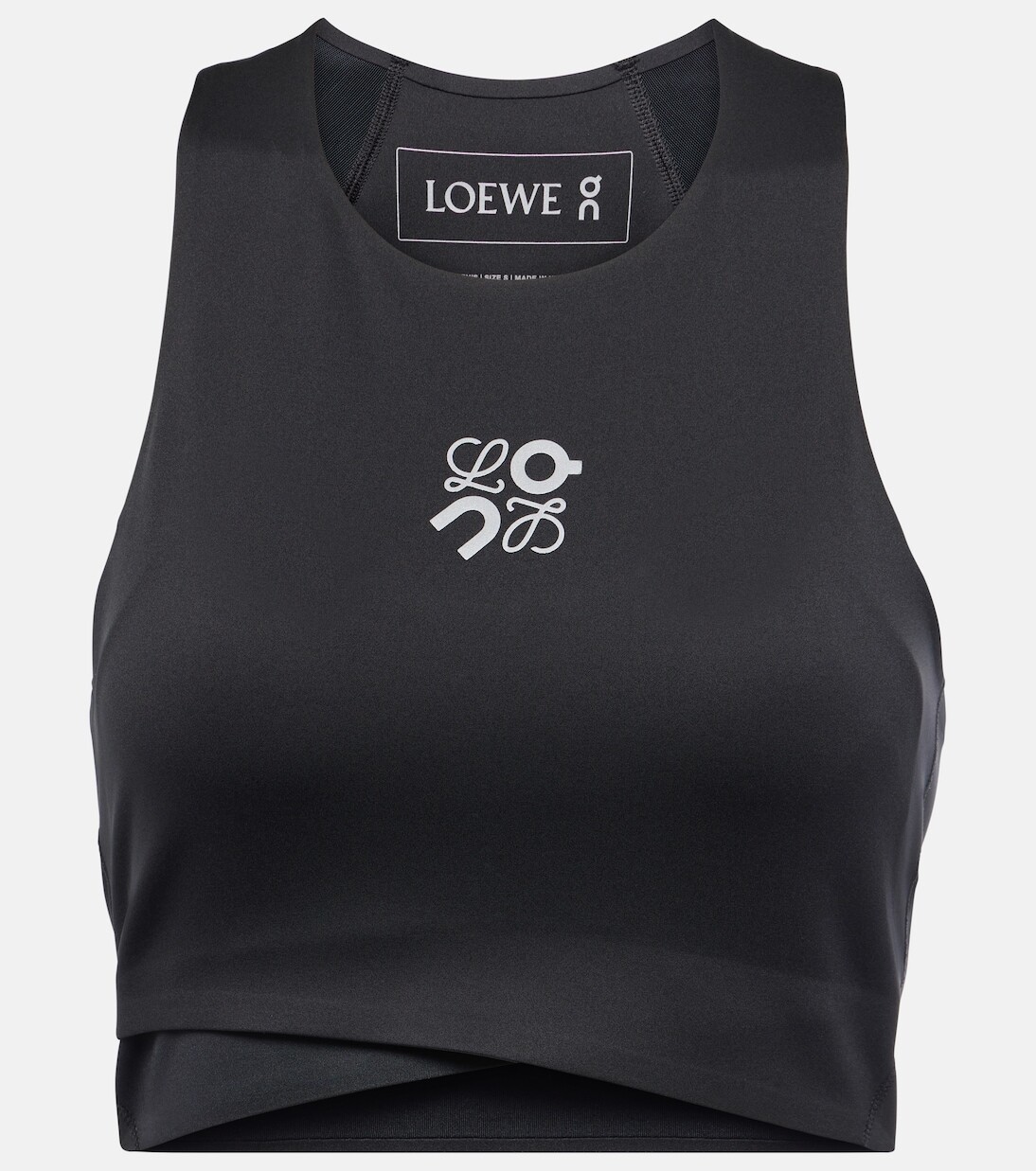 

Укороченный топ с логотипом из коллаборации с On Performance Loewe, черный