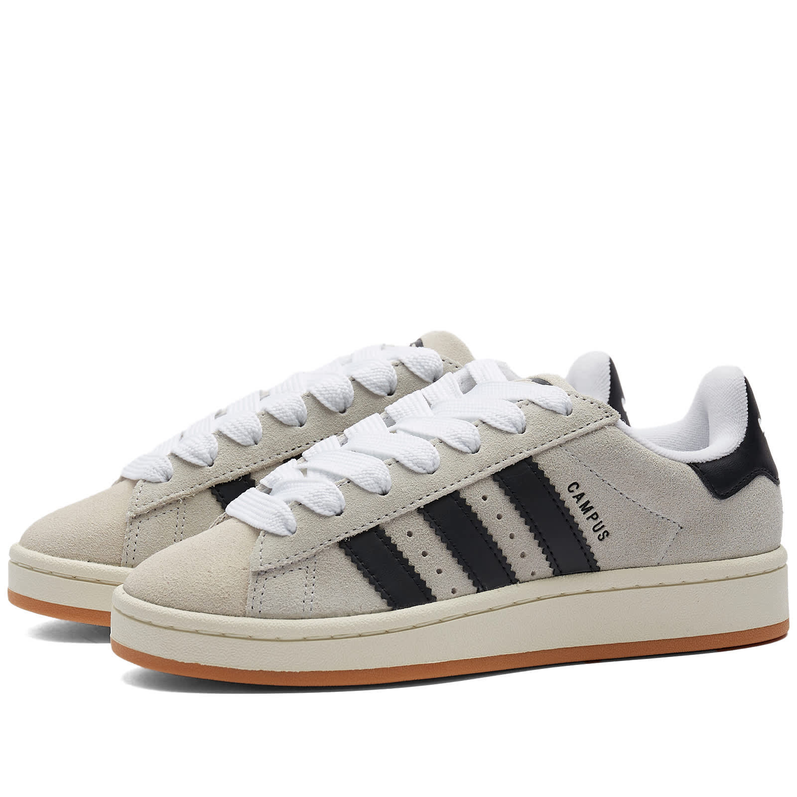 

Кроссовки Adidas Campus 00S W, цвет White, Black & Off White, Серый