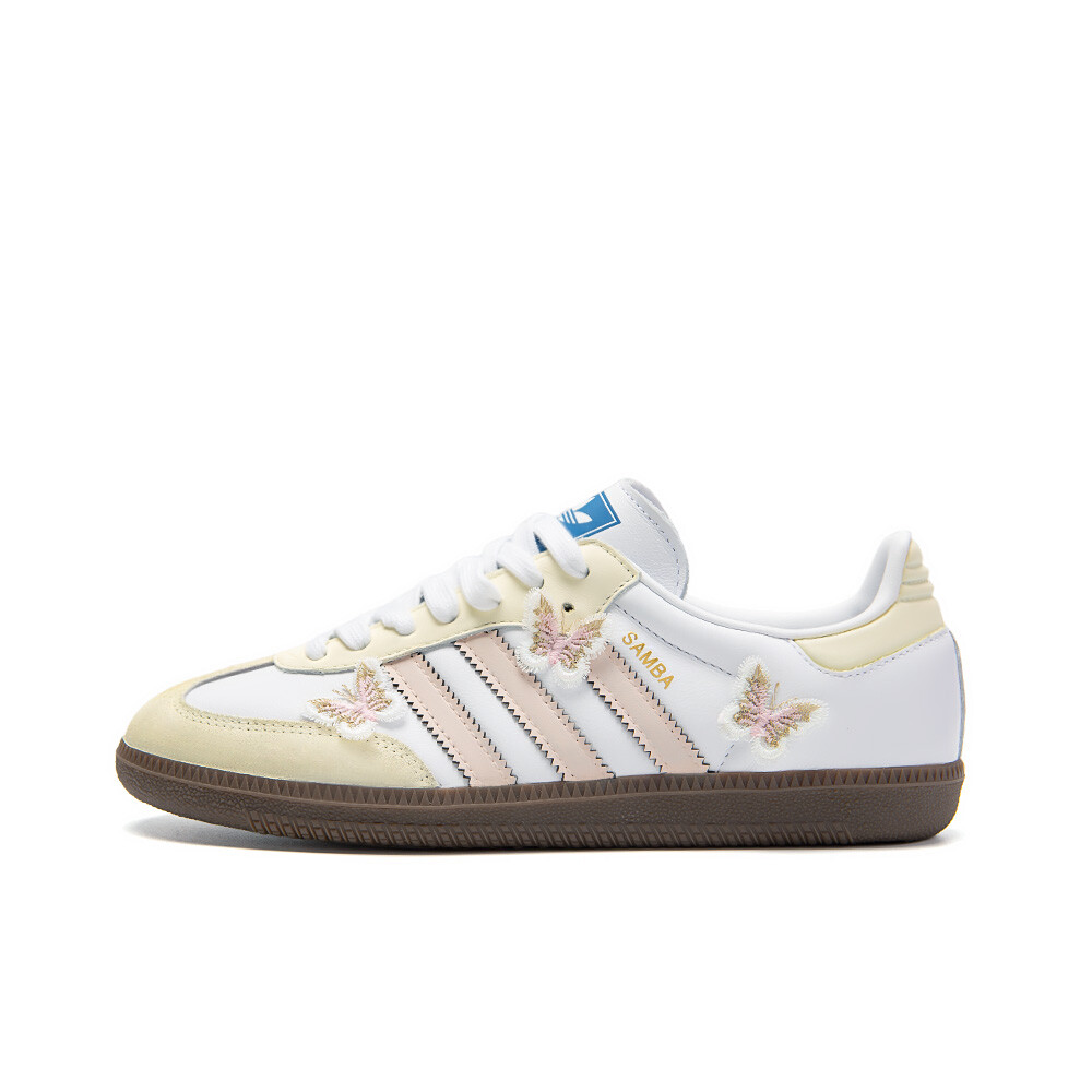 

Кроссовки для скейтбординга Samba, унисекс, низкие, золотистые Adidas Originals, цвет Light Yellow