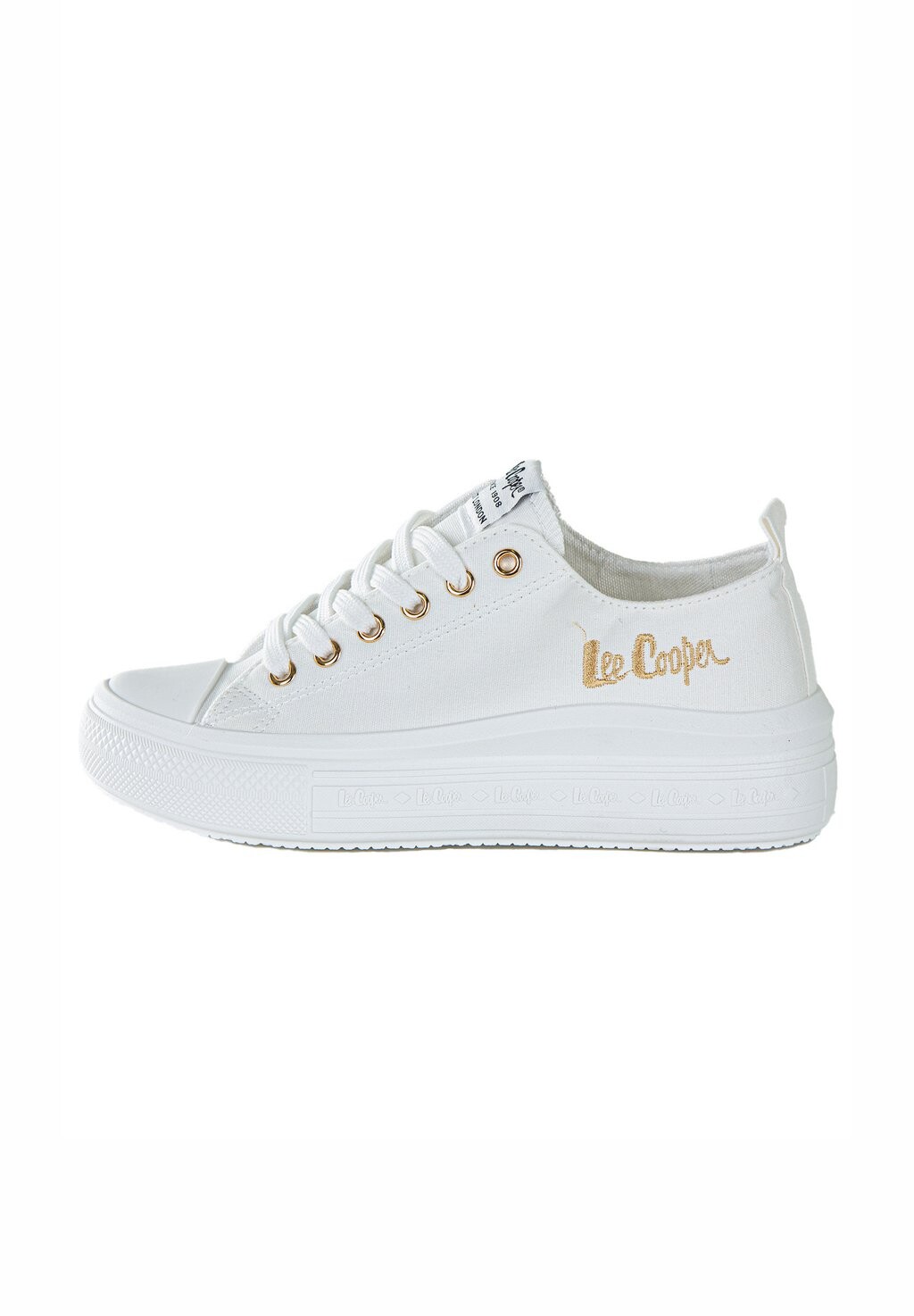 

Кроссовки на шнуровке Lee Cooper, белый