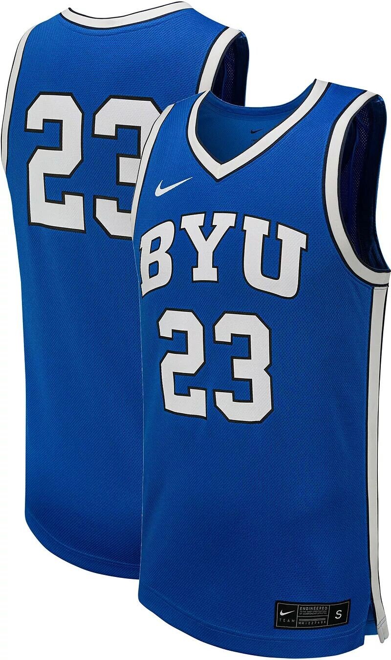 

Мужская баскетбольная майка Nike BYU Cougars #23 Реплика