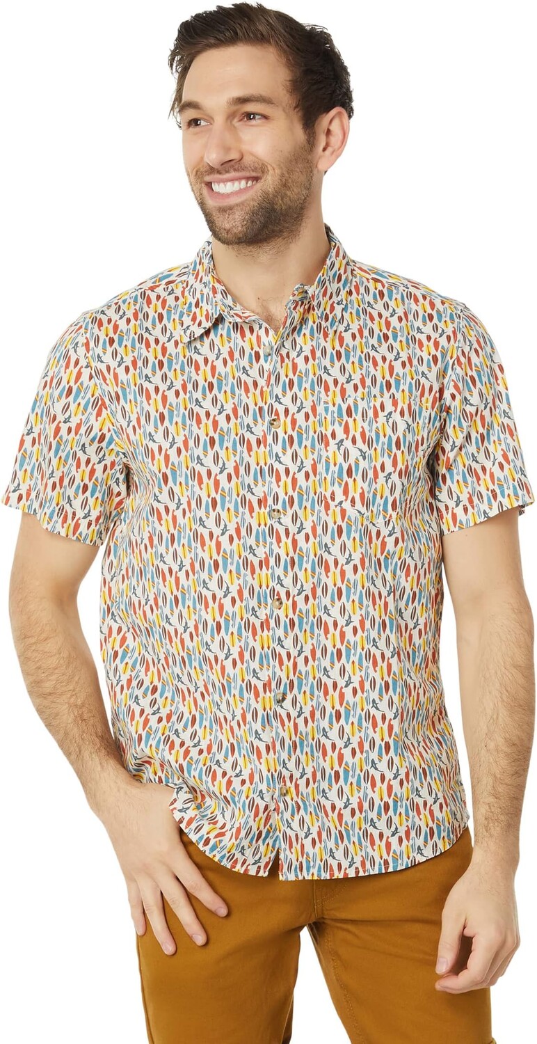 

Рубашка с коротким рукавом Fletch Toad&Co, цвет Shark Print