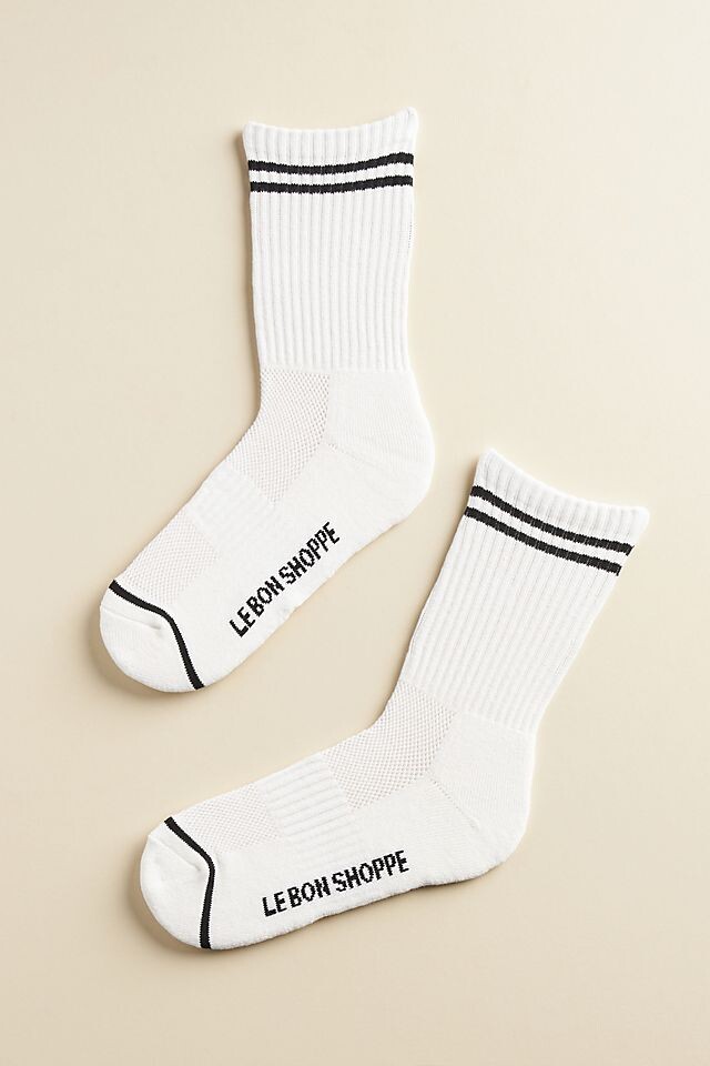 

Носки-бойфренды Le Bon Shoppe, слоновая кость