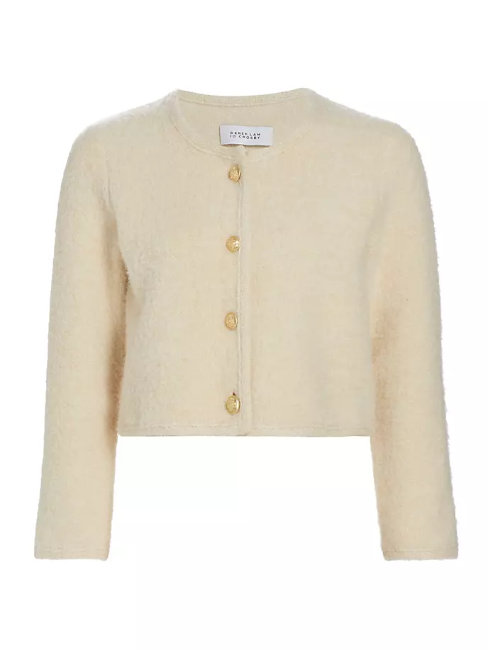 

Кардиган Keene с круглым вырезом Derek Lam 10 Crosby, цвет oat gold