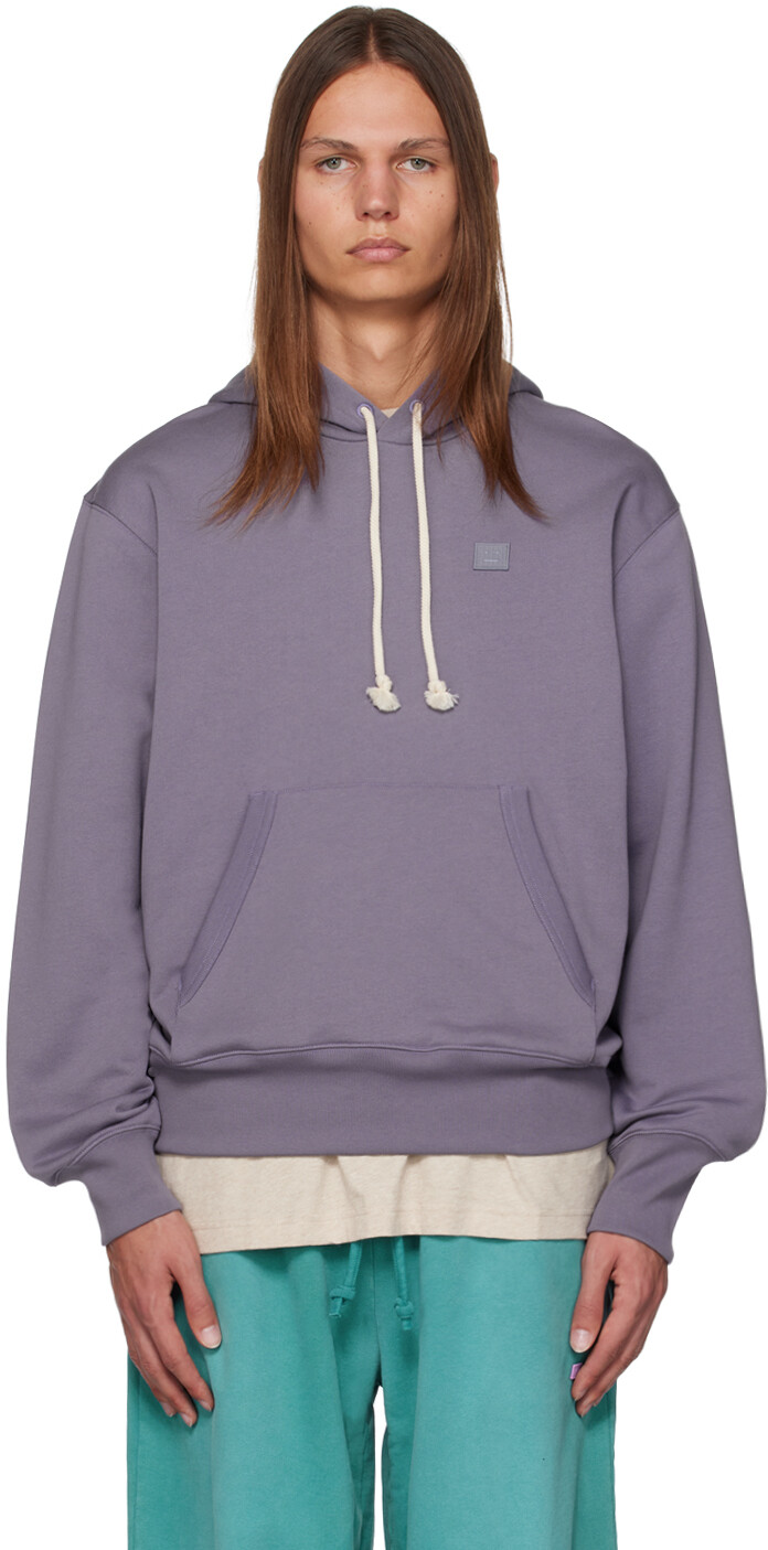 

Толстовка с фиолетовой нашивкой Faded Acne Studios, Фиолетовый