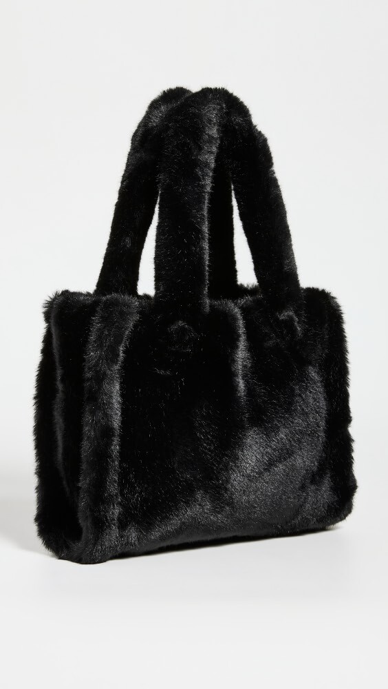 

Сумка-тоут STAND STUDIO Faux Fur Soft Teddy Liz, черный