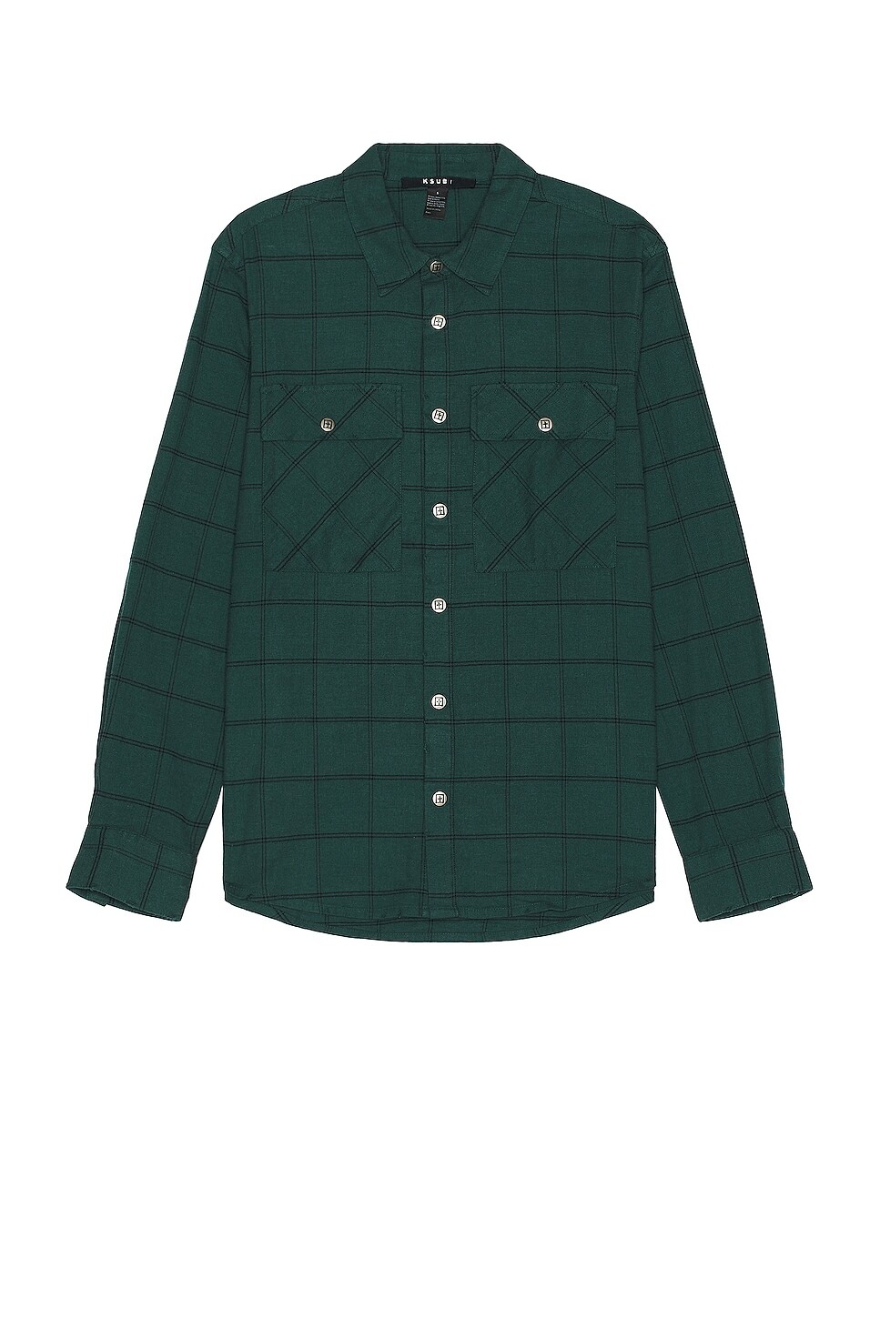 

Рубашка Ksubi Paradox, цвет Khaki Fade