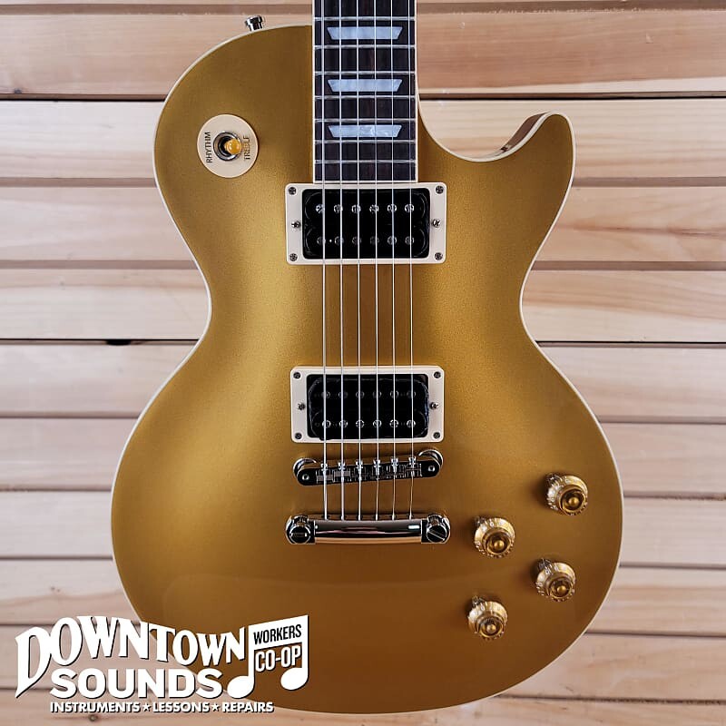 

Электрогитара Gibson Slash "Victoria" Les Paul Standard Goldtop with Hardshell Case - Gold