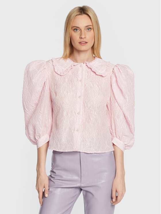 Блуза стандартного кроя Custommade, розовый