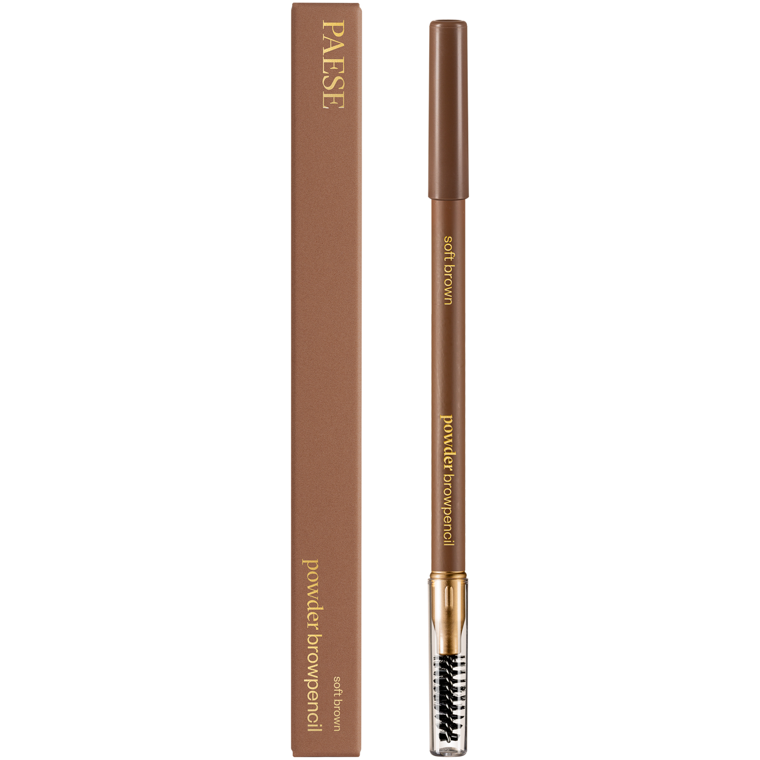 Мягкий коричневый карандаш для бровей Paese Powder Brow Pencil, 1,19 гр