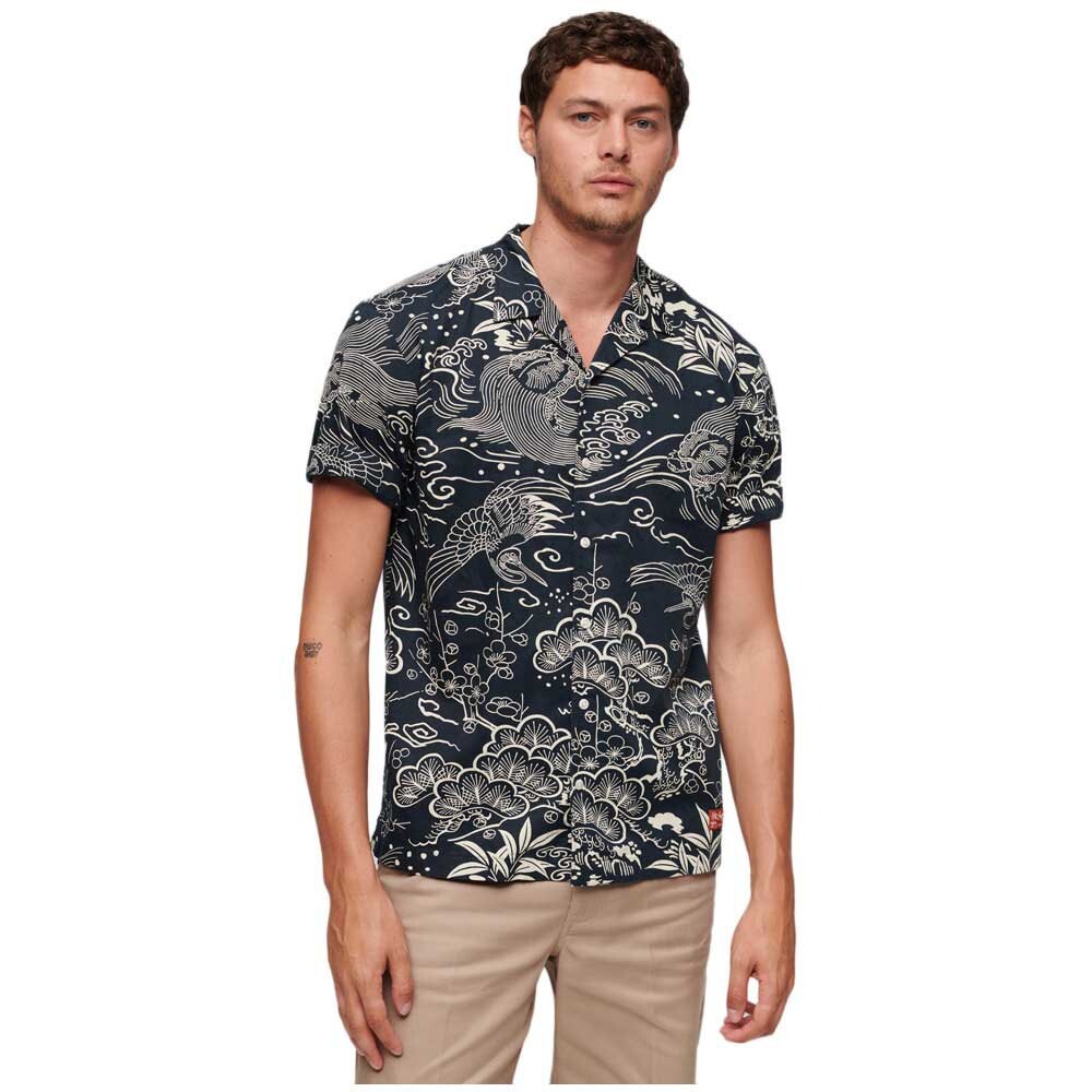 

Рубашка с коротким рукавом Superdry Hawaiian Resort, разноцветный