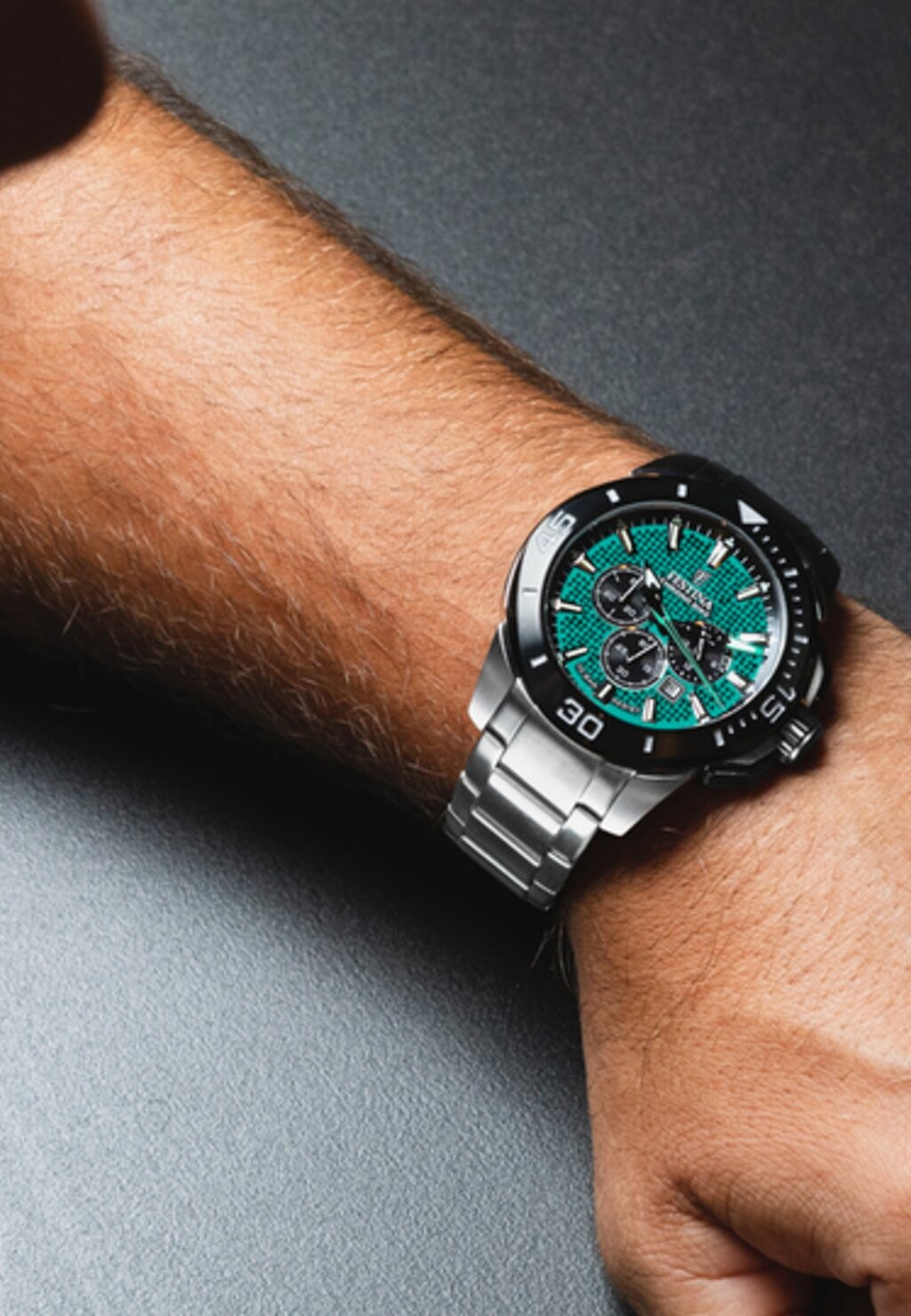 

Хронограф Festina, цвет turquoise