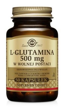 Набор аминокислот в капсулах Solgar L-Glutamina 500 mg, 50 шт витамин с в капсулах solgar ester c plus 500 mg 50 шт