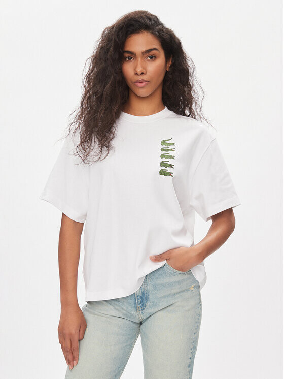 

Футболка стандартного кроя Lacoste, белый