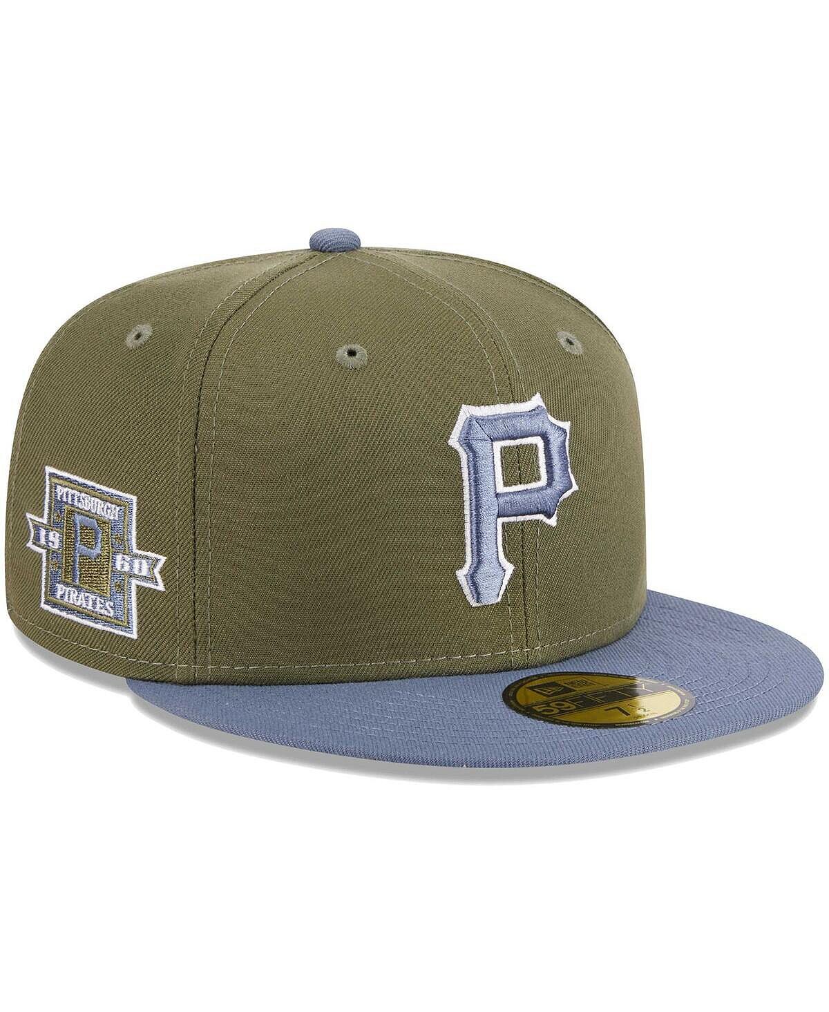 

Мужская оливково-синяя приталенная шляпа Pittsburgh Pirates 59FIFTY New Era