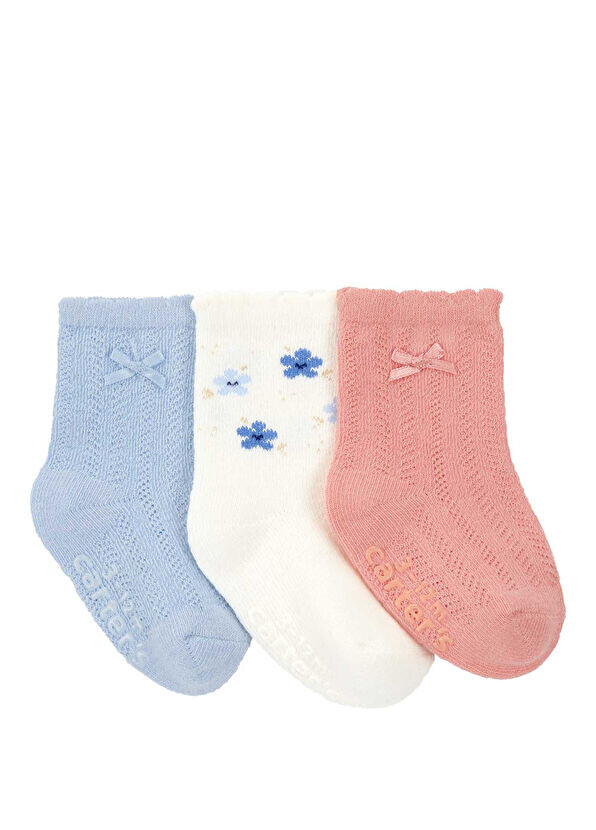 

3 пары носков для маленьких девочек Carter'S, мультиколор