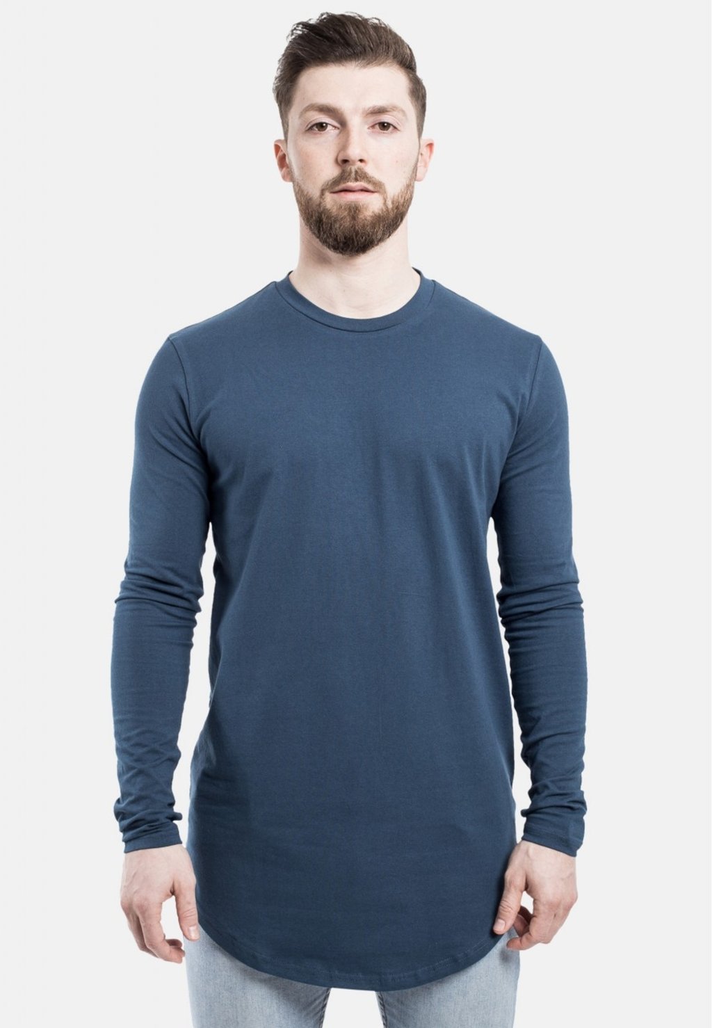 цена Рубашка с длинным рукавом ROUND Blackskies, цвет blau