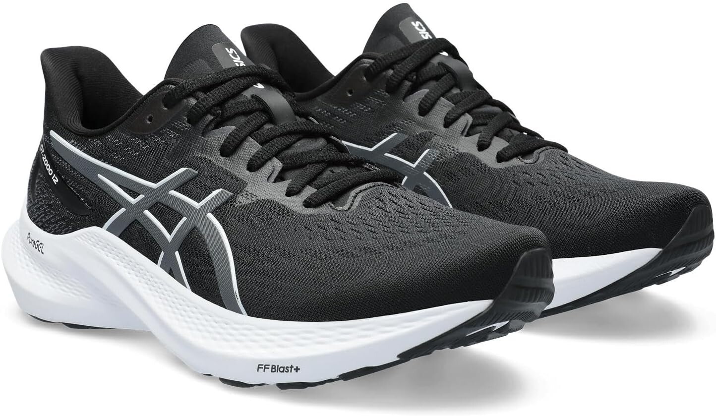 

Кроссовки Gt-2000 12 ASICS, цвет Black/Carrier Grey, Черный