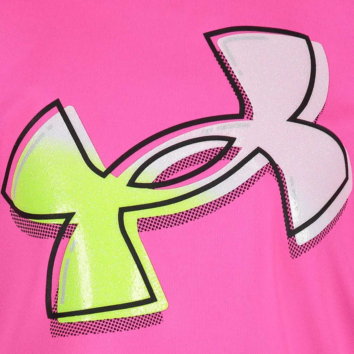 

Футболка с короткими рукавами Under Armour с градиентным логотипом для девочек и малышей Under Armour