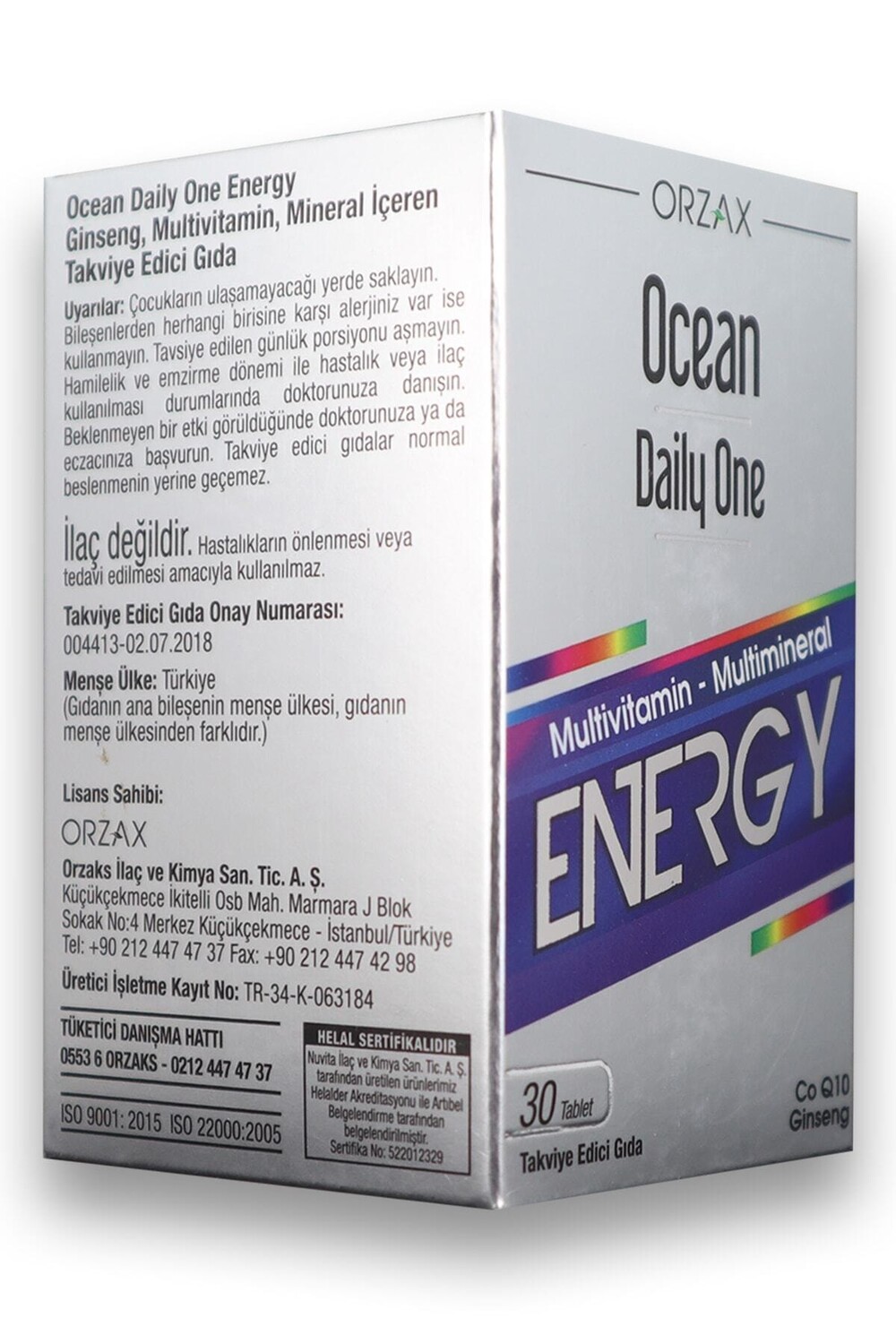 

Ocean Daily One Energy Multivitamin Multimineral 30 таблеток