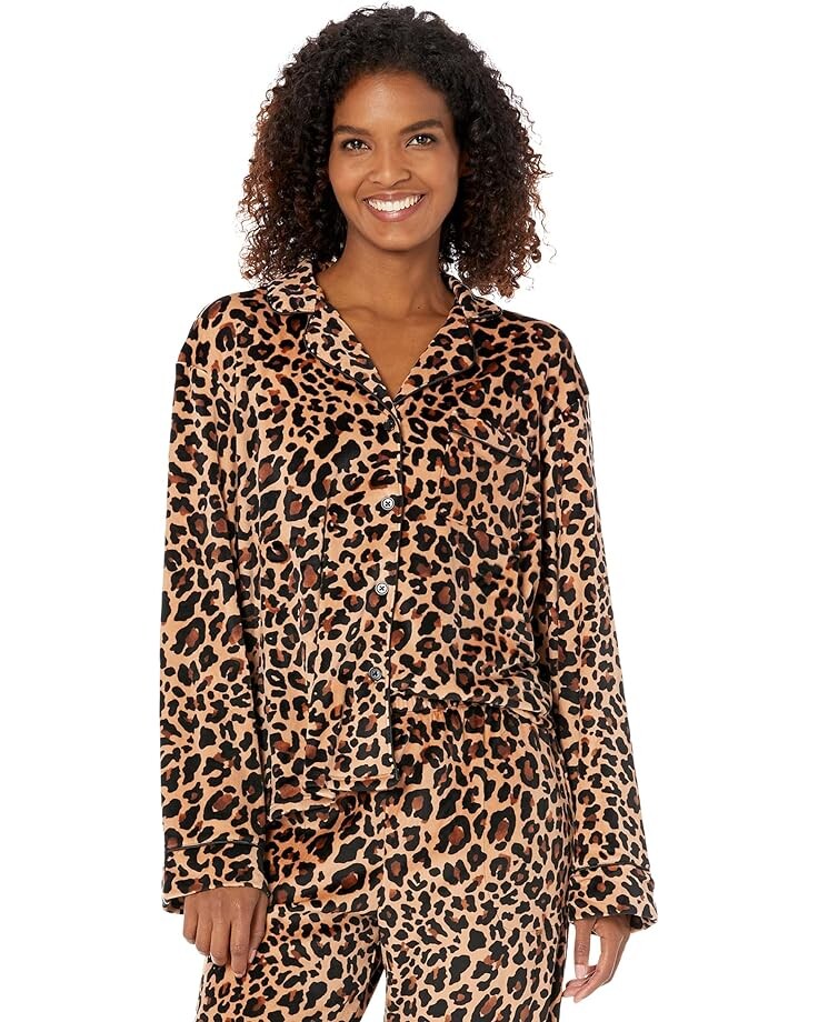 

Пижамный комплект Donna Karan Long Sleeve Sleep PJ Set, цвет Animal
