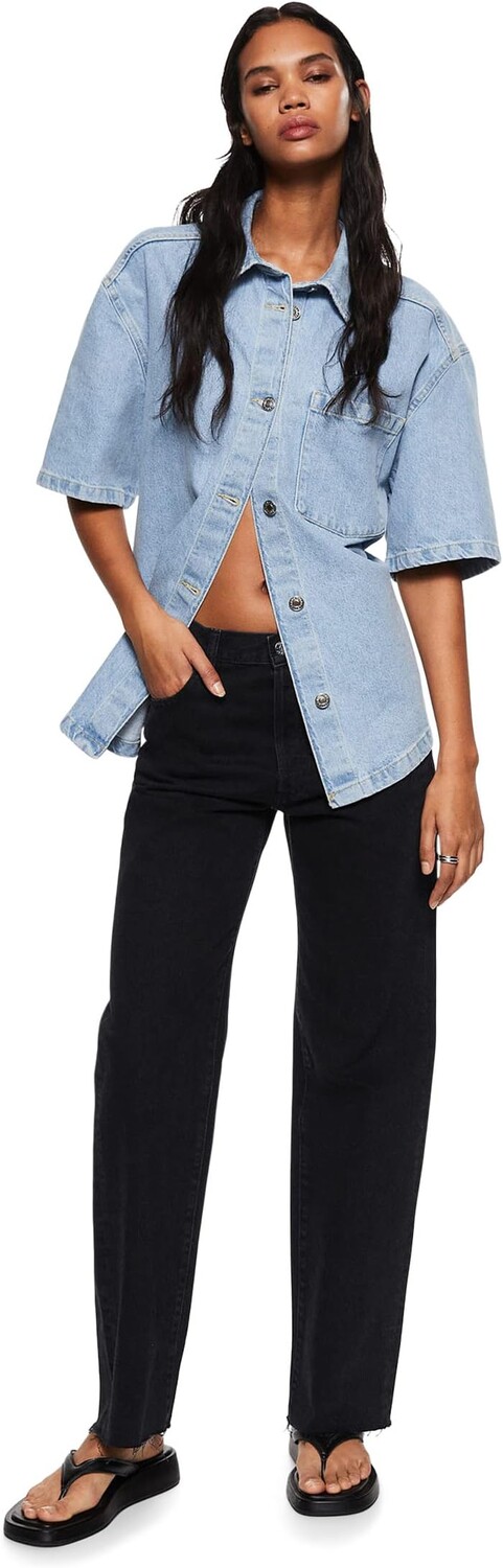 

Джинсы Nora Jeans MANGO, цвет Black Denim