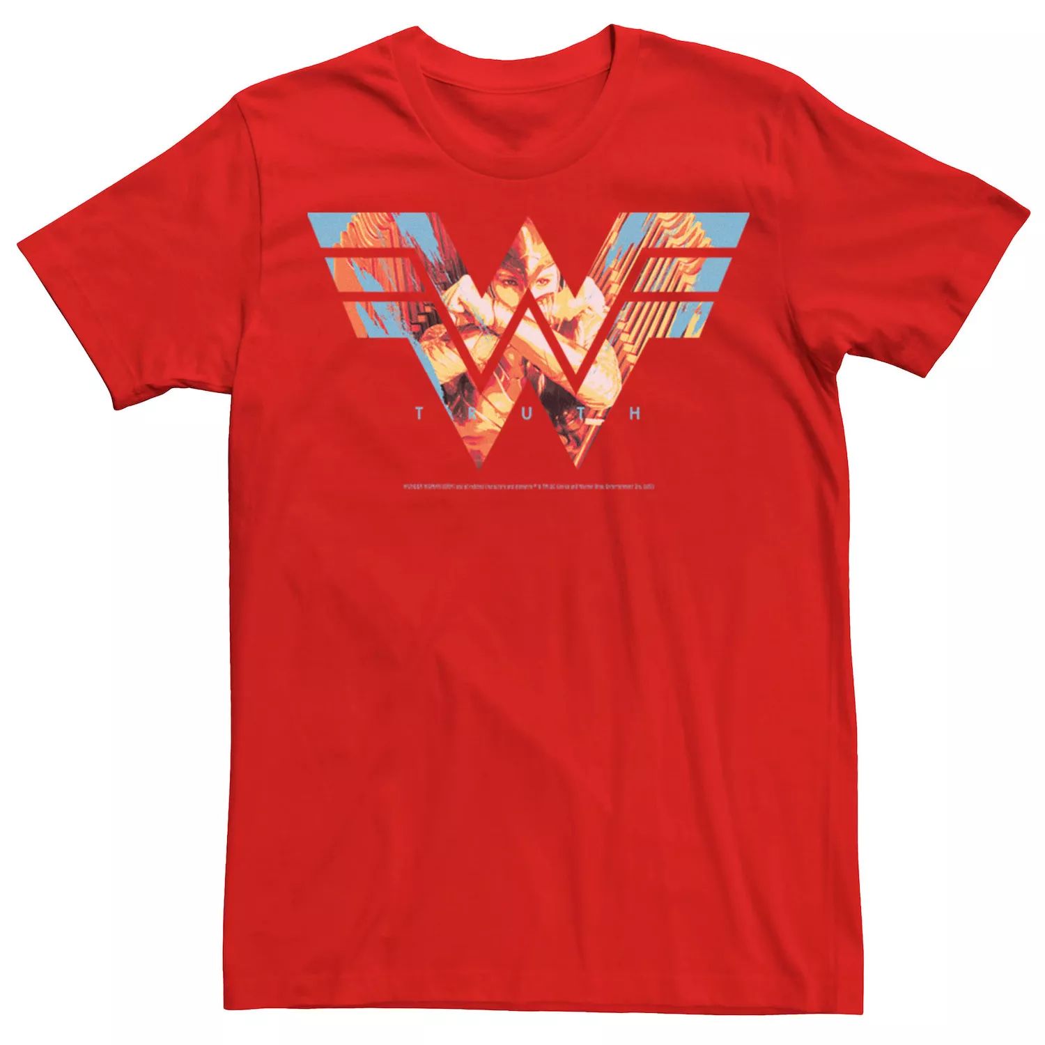 Мужская футболка с логотипом Wonder Woman Eagle Truth DC Comics