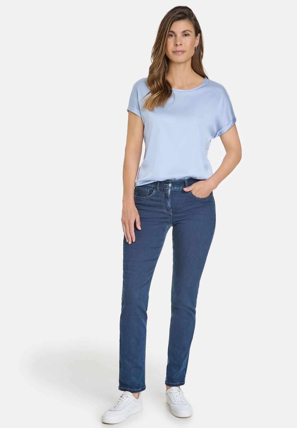 

Джинсы облегающего кроя 5-POCKET SOL INE BEST ME Gerry Weber, темно-синий