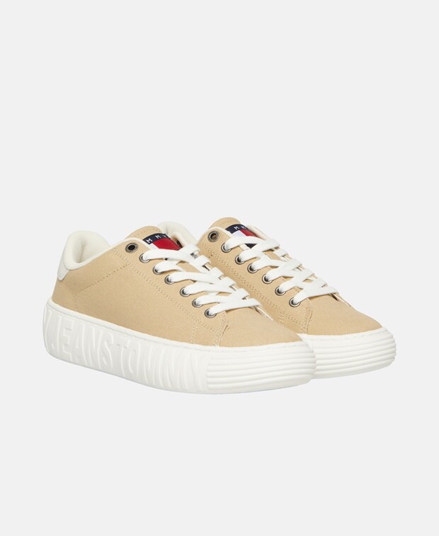 

Кроссовки на платформе Tommy Hilfiger, золотой