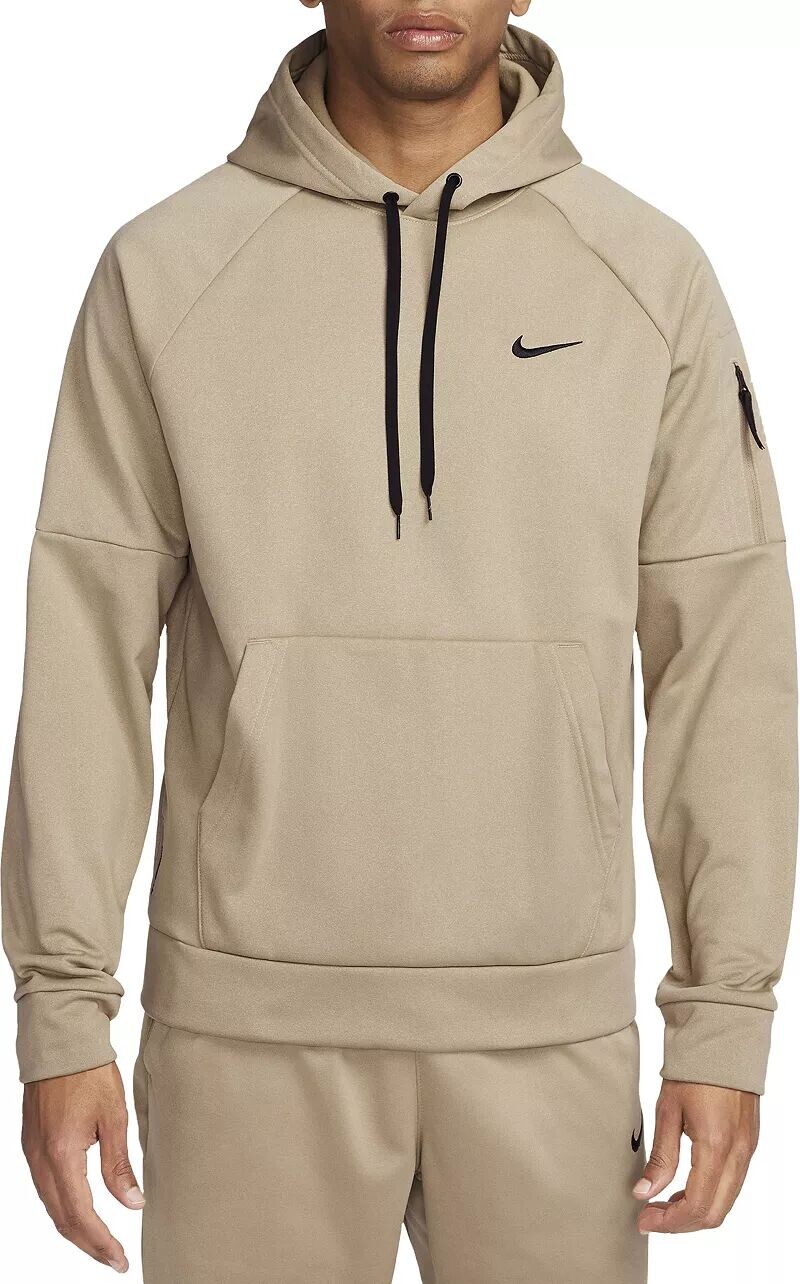 

Мужская толстовка с капюшоном Nike Therma-FIT, хаки