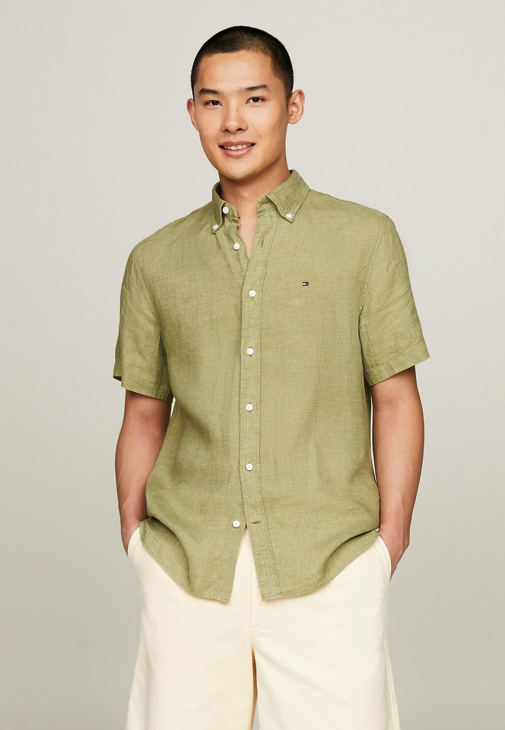 

Рубашка REGULAR FIT Tommy Hilfiger, зеленый