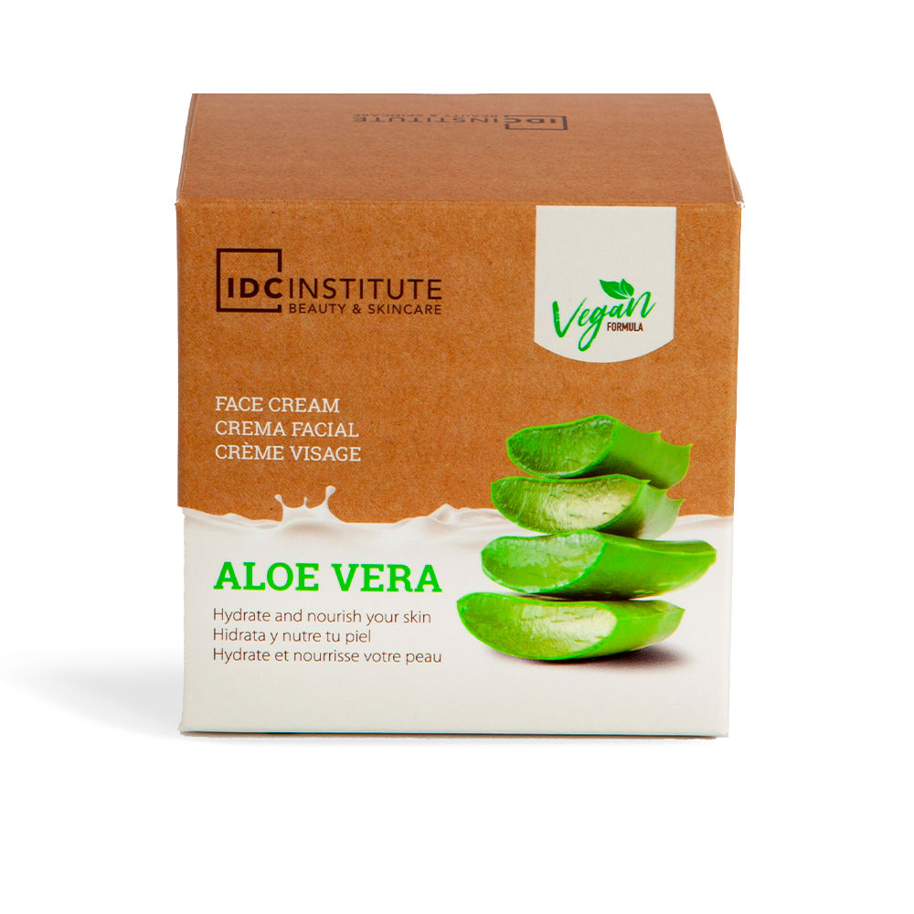 Увлажняющий крем для ухода за лицом Aloe vera face cream Idc institute, 50 мл tabaibaloe крем для лица антивозрастной алоэ вера 100 ml