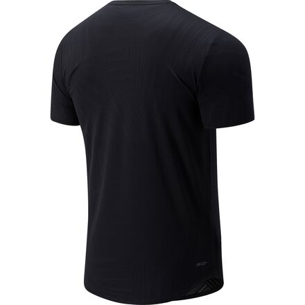 Рубашка Q Speed ​​с короткими рукавами мужская New Balance, черный 6x15ml desktop lab centrifuge l400 low speed automatic balance centrifuge 4000r min 220v