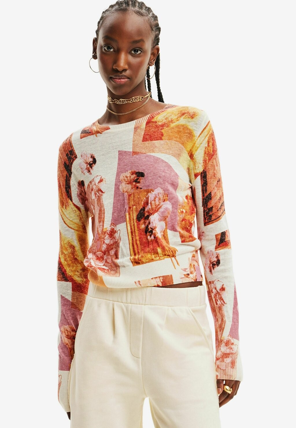 

Свитшот Desigual, красный