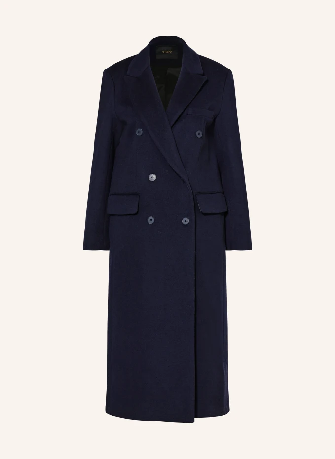 

Шерстяное пальто Maje, синий